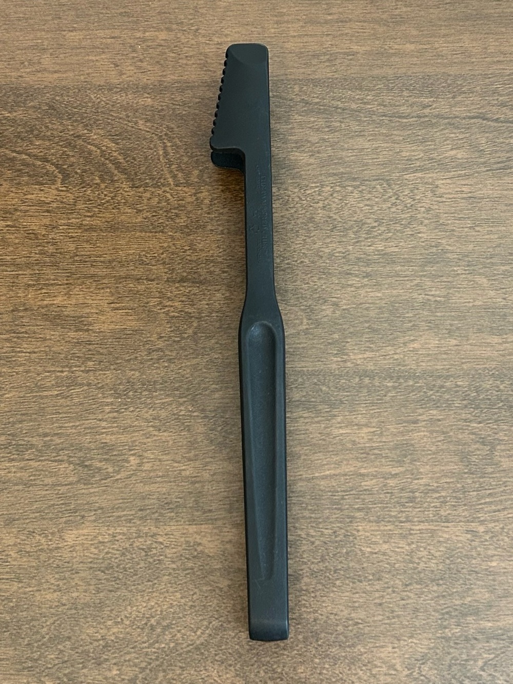 PAMPERED CHEF 12.5" BLACK NYLON SERRATED SERVING TONGS #2318